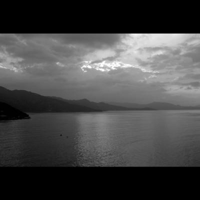 Labadee Coastline b/w
