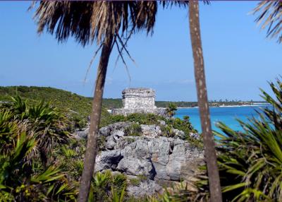 Mayan ruins seaside