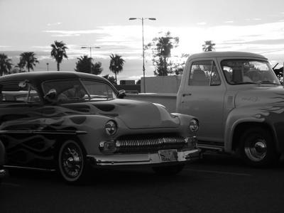 sunset at the Friday night car show. thank you and good night !!