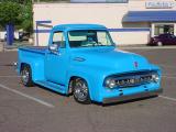 blue Ford pickup