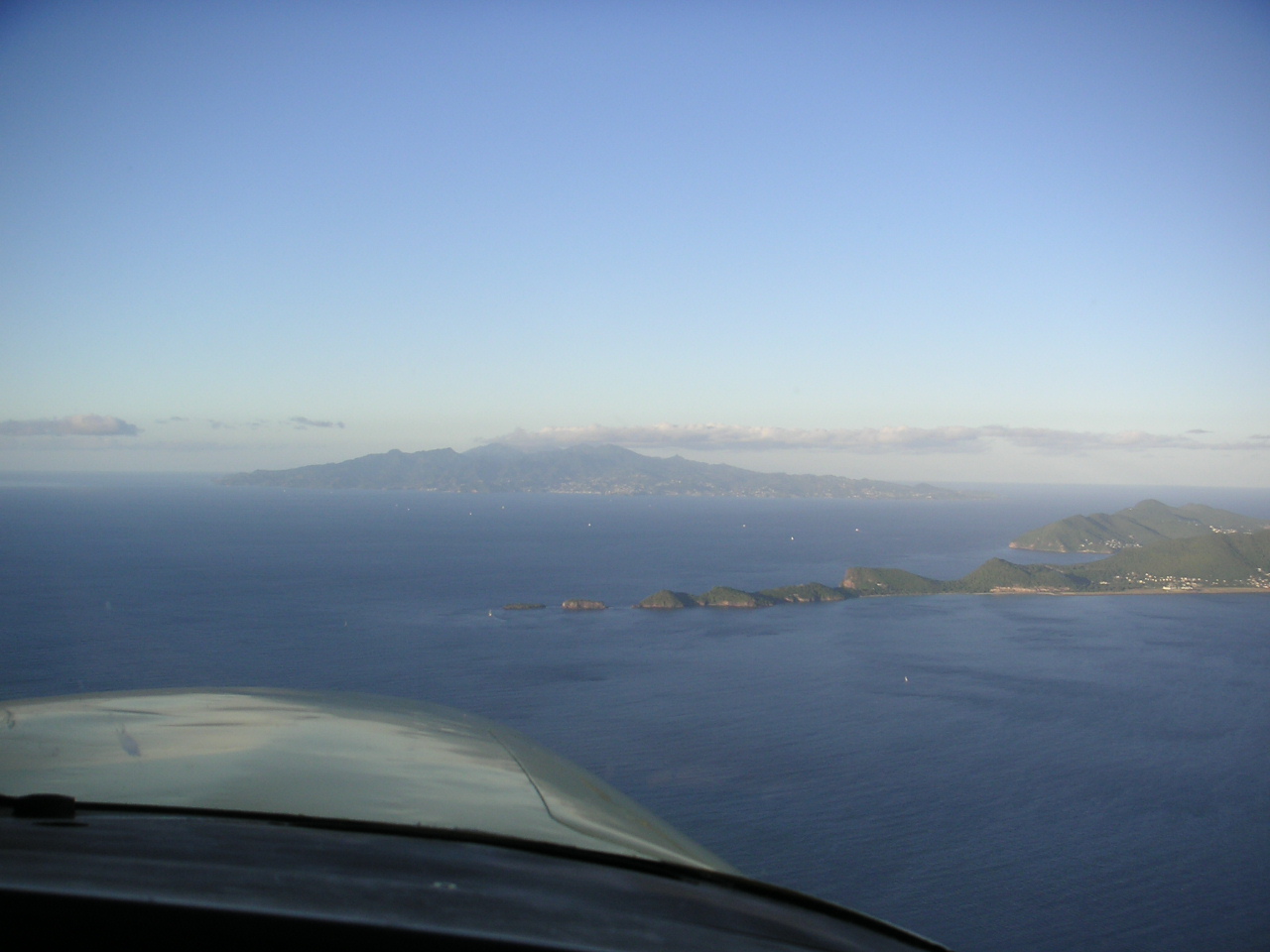 View from a puddle jumper