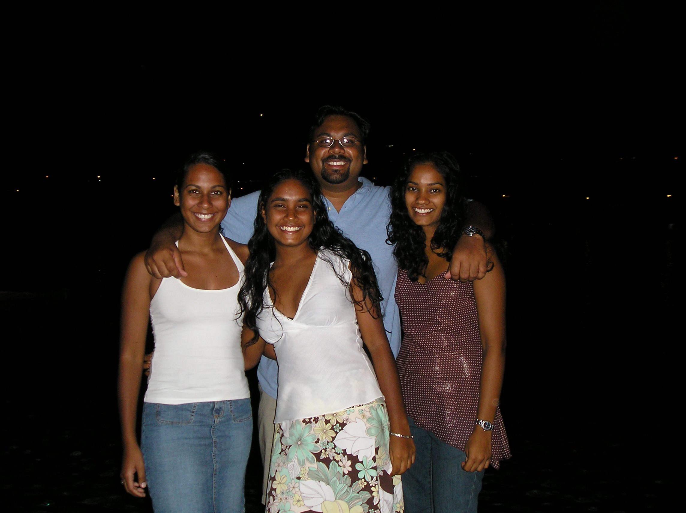 The girls and I at Young Island