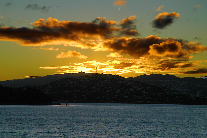Sunset Over Wellington