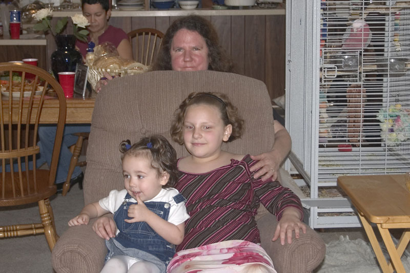 Jenns Sister Rhonda, Grandnieces Alyssa, and Jordan