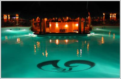 Pool Bar at Night