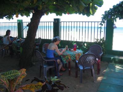 Breakfast at Villa Amarilla on the beach
juice, tea, toast, fruit, omelet, bacon     2550