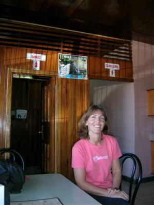 on the way to La Fortuna in Costa Rica (stop for bathroom and eat break