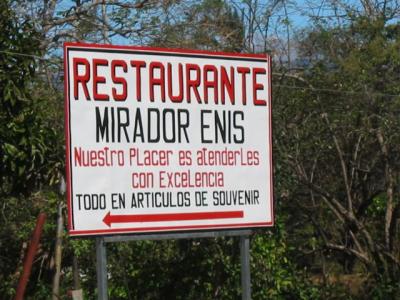 stop at this restaurante on the way to La Fortuna