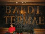 time to relax at the Baldi Termae (Hot Springs)