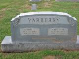 Yarberry Tombstones at Murrays Cemetery in Sweetwater, TN