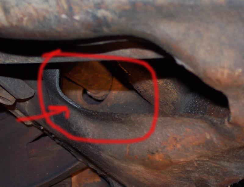 Rotted Control Arm Mount/Sleeve