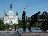 Artillery Park, Jackson Square, and New Orleans cathedral