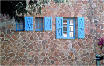 Windows in blue
