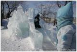 Sculpture sur glace