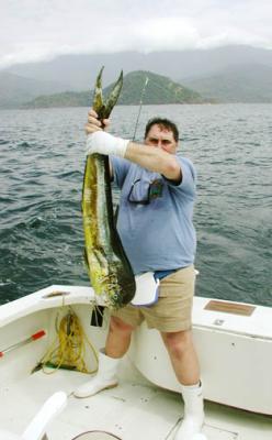 Larry's dorado at Pias Bay, Panama 1-2003