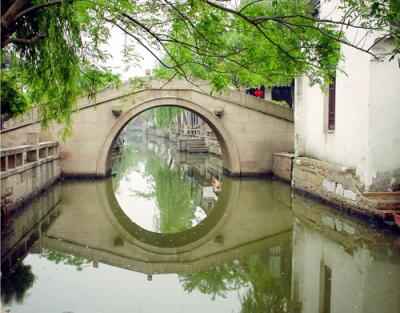 arch bridge,Zhouzhuang- Water Town of China 1