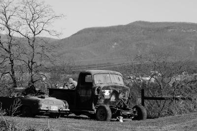 Truck and Blue Ridge
