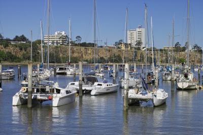 Brisbane River - Yacht Parking 1