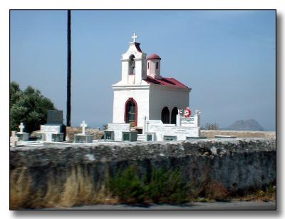 Roadside chapel and cemetary, Crete