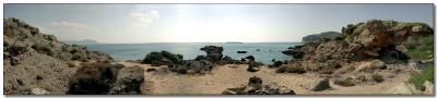 View from private beach at Falassarna, Crete