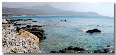 west view of Falassarna Beach, Crete