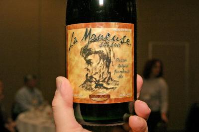 An artsy Belgian beer label