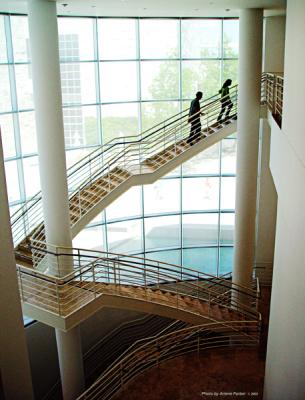Getty spirat staircase by Arlene
