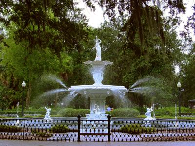 Forsyth park fountainby rainy_days