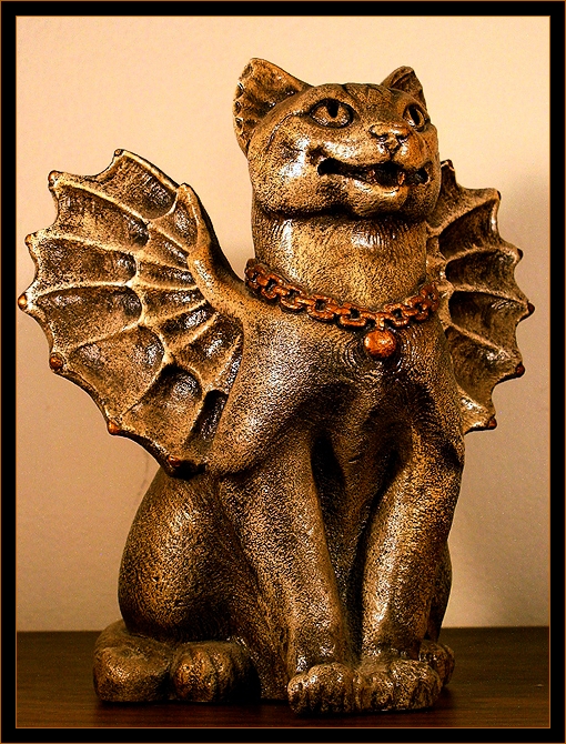 winged cat by Peggy