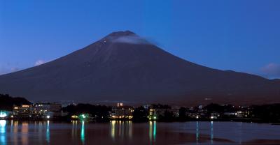 Evening Lake View of Mt. Fuji