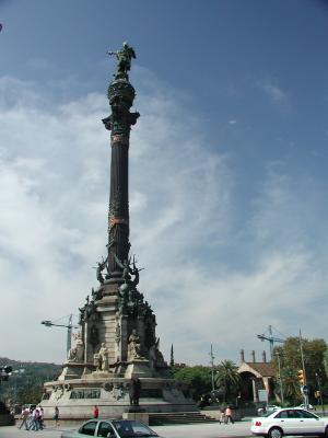 Barcelona - Christopher Columbus monument (pointing to America!)