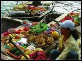 Selling fruit at Halong Bay