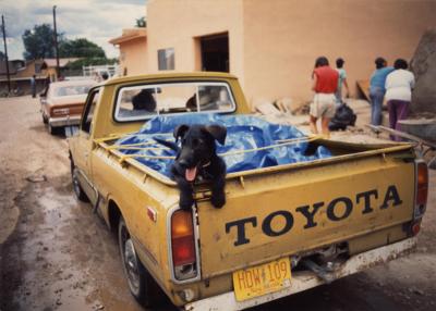 Dog Toyota Pick-Up, Santa Fe, New Mexico 1988