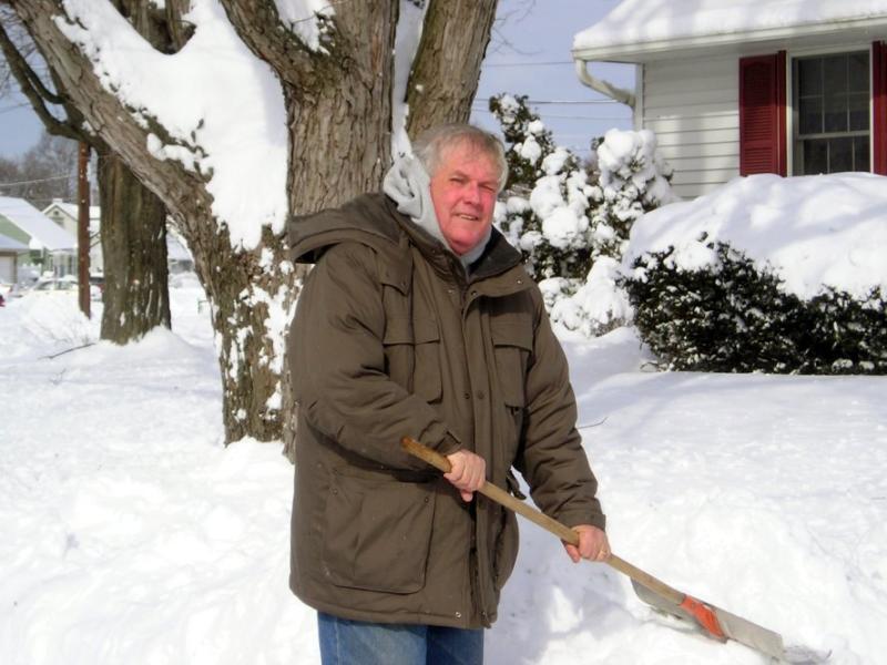 Terry Shovelling