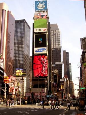 Times Square on half-price ticket day