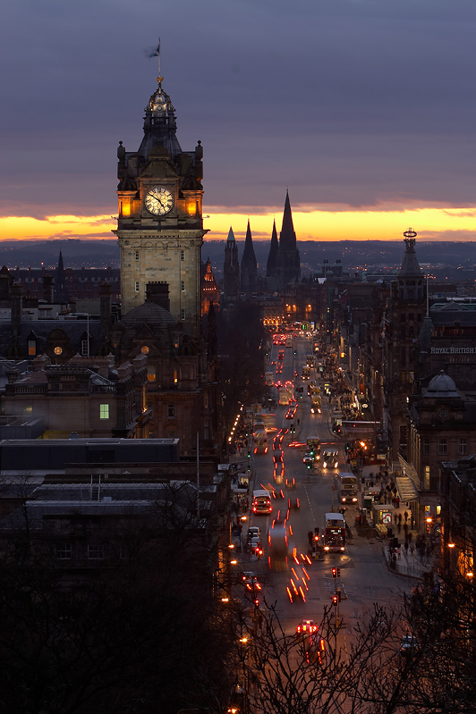 Princes Street at Dusk