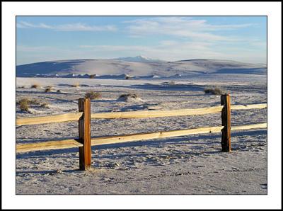 New Fence, White Sands NM