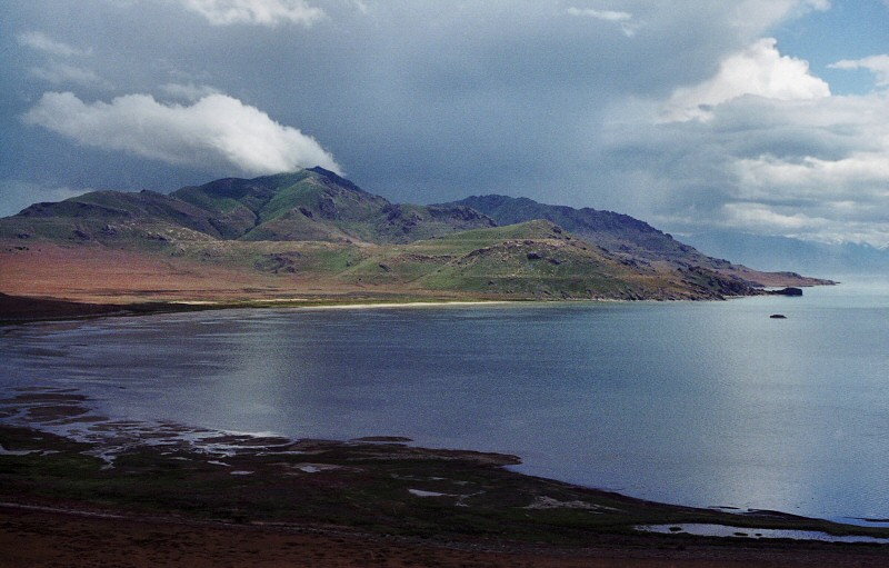 Storm Approaching Antelope Island