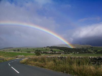 Rainbow on the A65