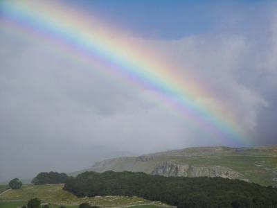 Rainbow on the A65