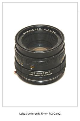 Leitz Sumicron R 50mm f/2 Cam2