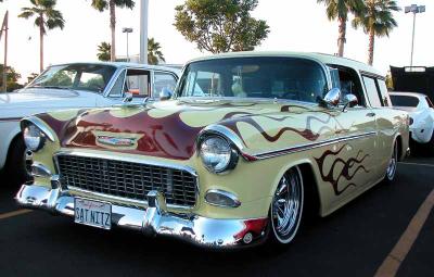 1955 Chevy Nomad - Dennys Sat. Night, Long Beach