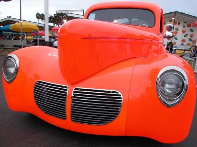 037 - Bright and nosey 1940 Willys - Cruisin' for a Cure 2002