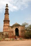 Qutb Minar, Delhi With the Alai Darwaza