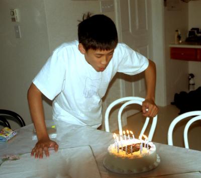 Michael's birthday, 18 Jul 2002