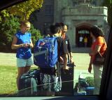 Caroline moving to the University of Guelph, 2 Sep 2001