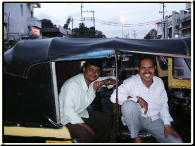 Auto-rickshaw drivers .. they were very pleased to have their picture taken