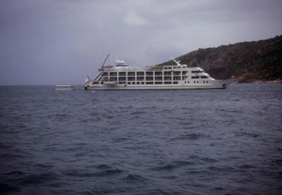 Cruise Ship off Lizard Island