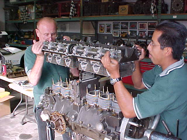 Installing the Cam hsg and heads on 1 side
