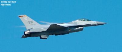 USAF F-16C-Block 50D AF91-0365 military aviation air show stock photo